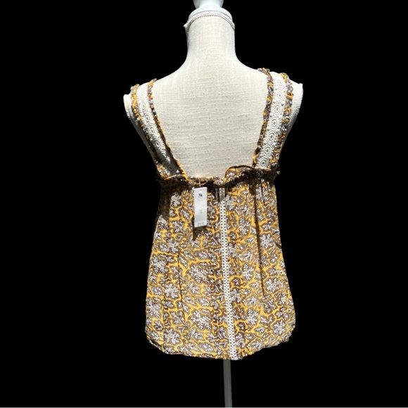 🌻NEW w/tags Anthropologie Bardot Crochet Tank Blouse US Size 8 - Picture 9 of 14